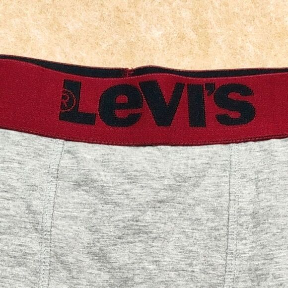 Levi's Men's Gray Boxer Brief #J - Picture 2 of 4
